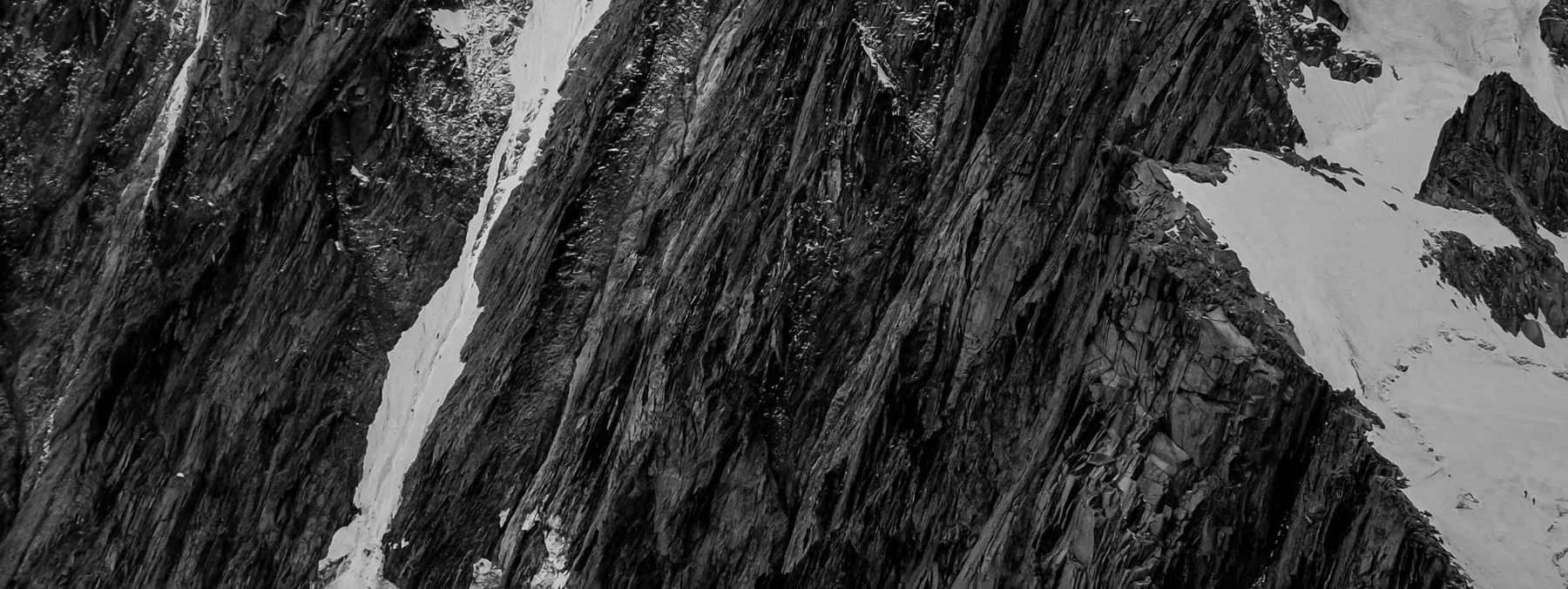 Steep mountain terrain
